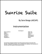 Sunrise Suite Orchestra sheet music cover